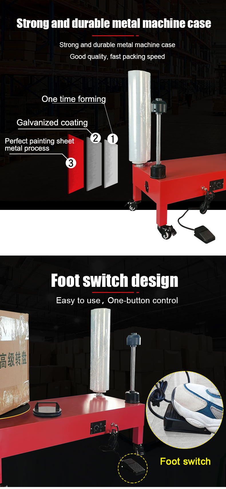 Automatic Stretch Film Wrapping Machine