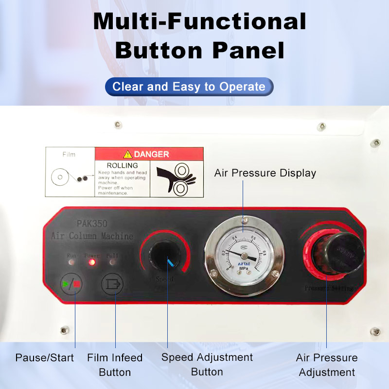 Air Column Roll Material Inflator Multi-Purpose Machine Newly Upgraded Automatic Inflator